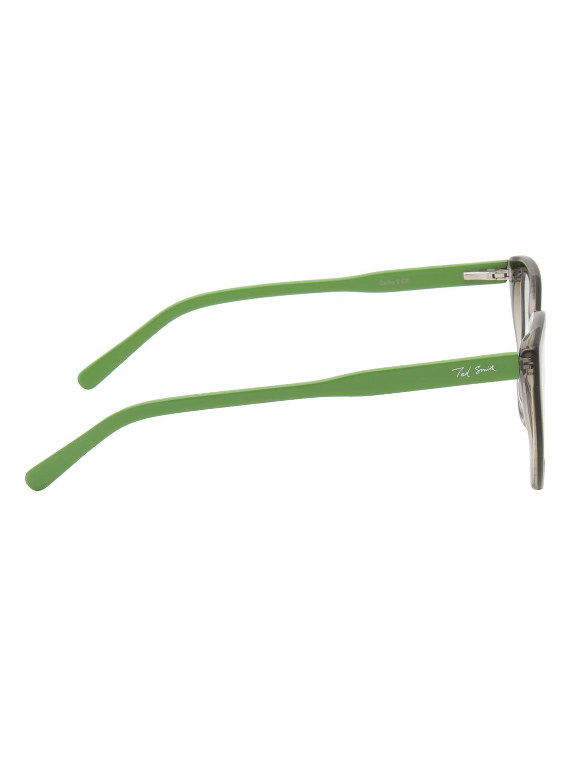 ted smith green cat-eye premium italian acetate frames for women - 22017491 - Standard Image - 4