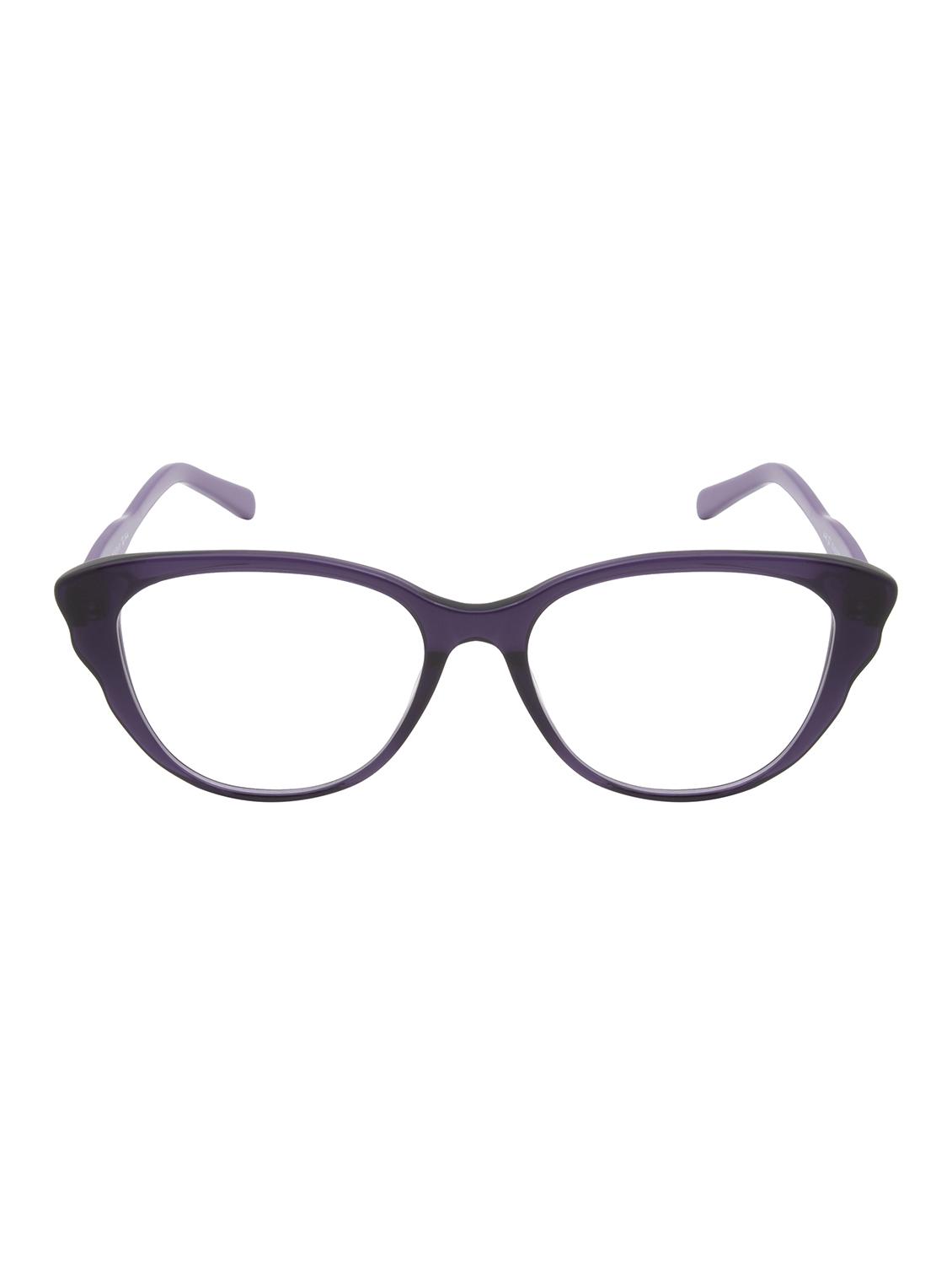 ted smith transparent purple cat-eye  premium italian acetate frames for women - 22017493 -  Standard Image - 1