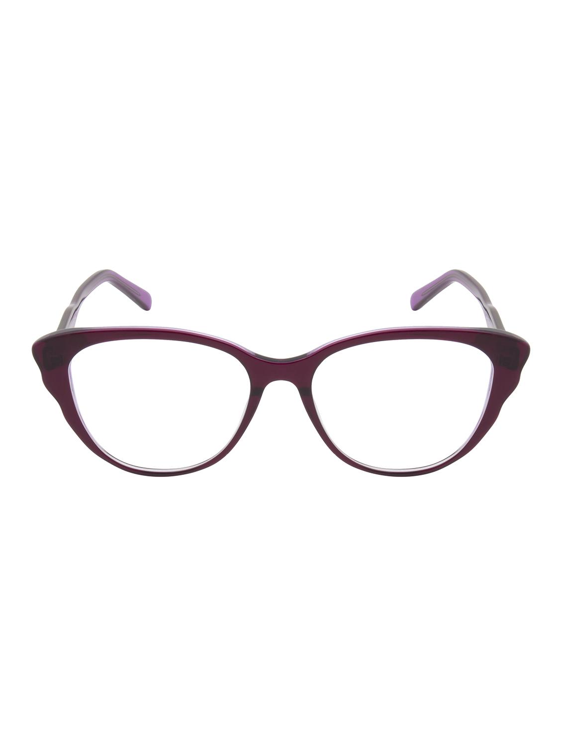 ted smith maroon cat-eye  premium italian acetate frames for women - 22017494 -  Standard Image - 1