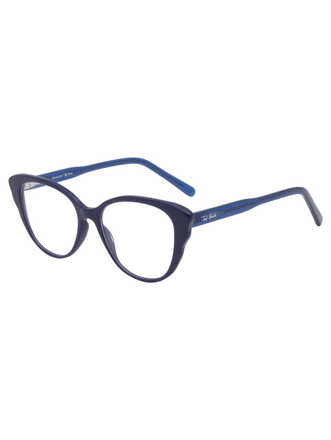 ted smith blue cat-eye  premium italian acetate frames for women - 22017495 -  Standard Image - 1