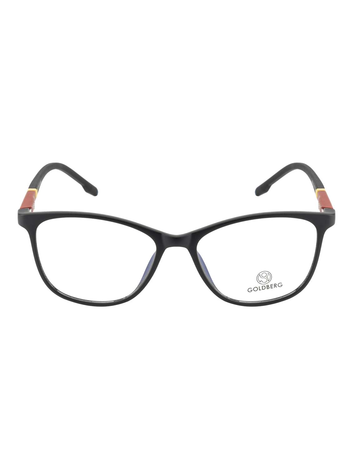 goldberg cat-eye matt black spectacles frame for women