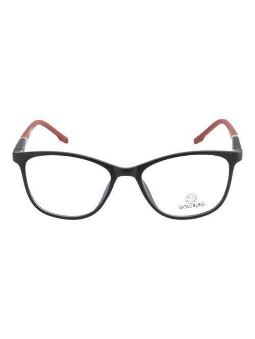 goldberg cat-eye matt black spectacles frame for women - 22017501 -  Standard Image - 0