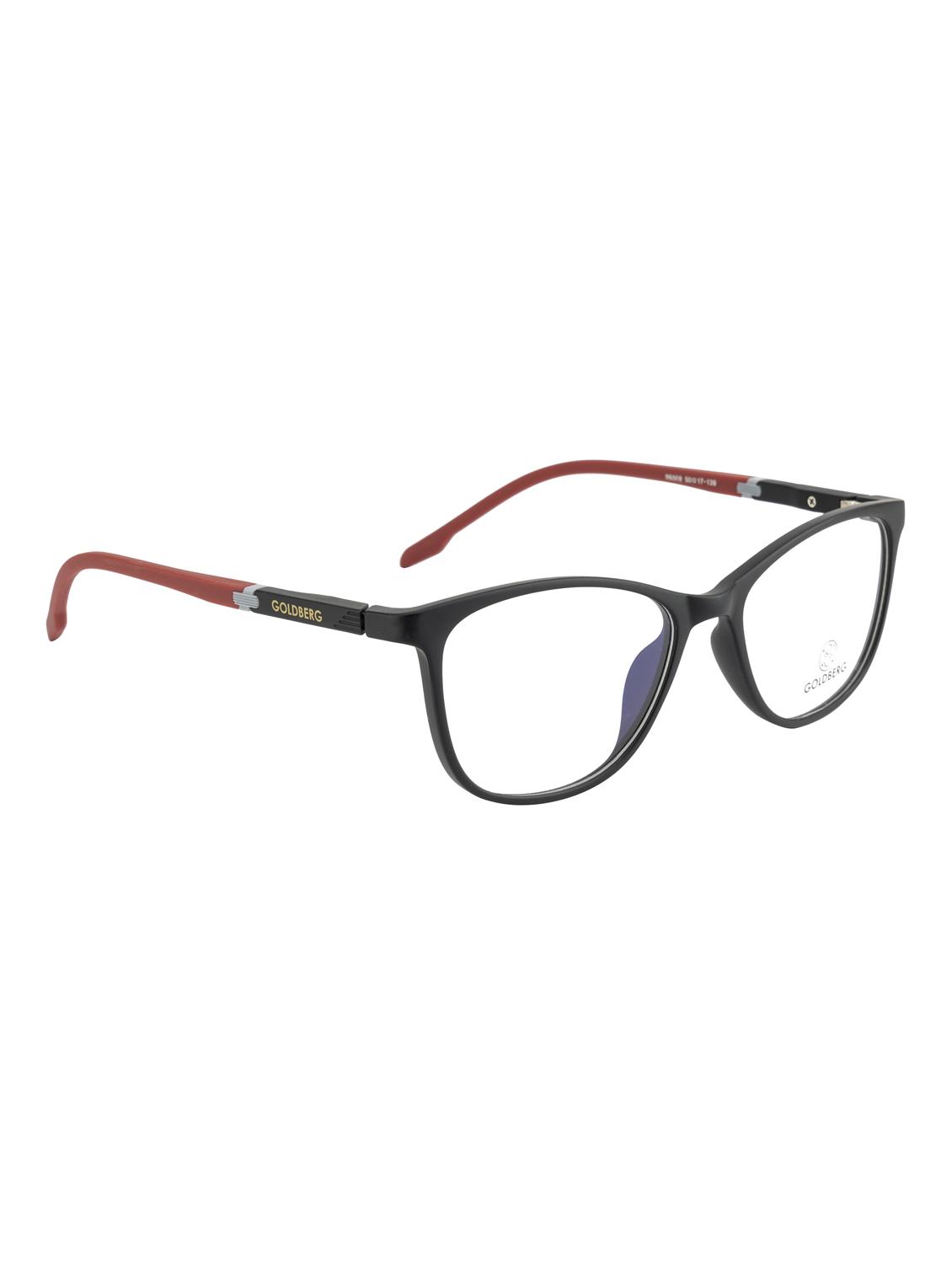 goldberg cat-eye matt black spectacles frame for women - 22017501 -  Standard Image - 1