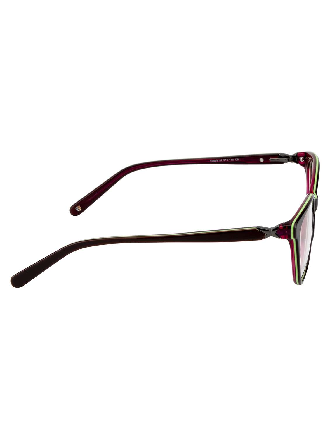 ted smith cat-eye maroon spectacles frame for women - 22017503 -  Standard Image - 4