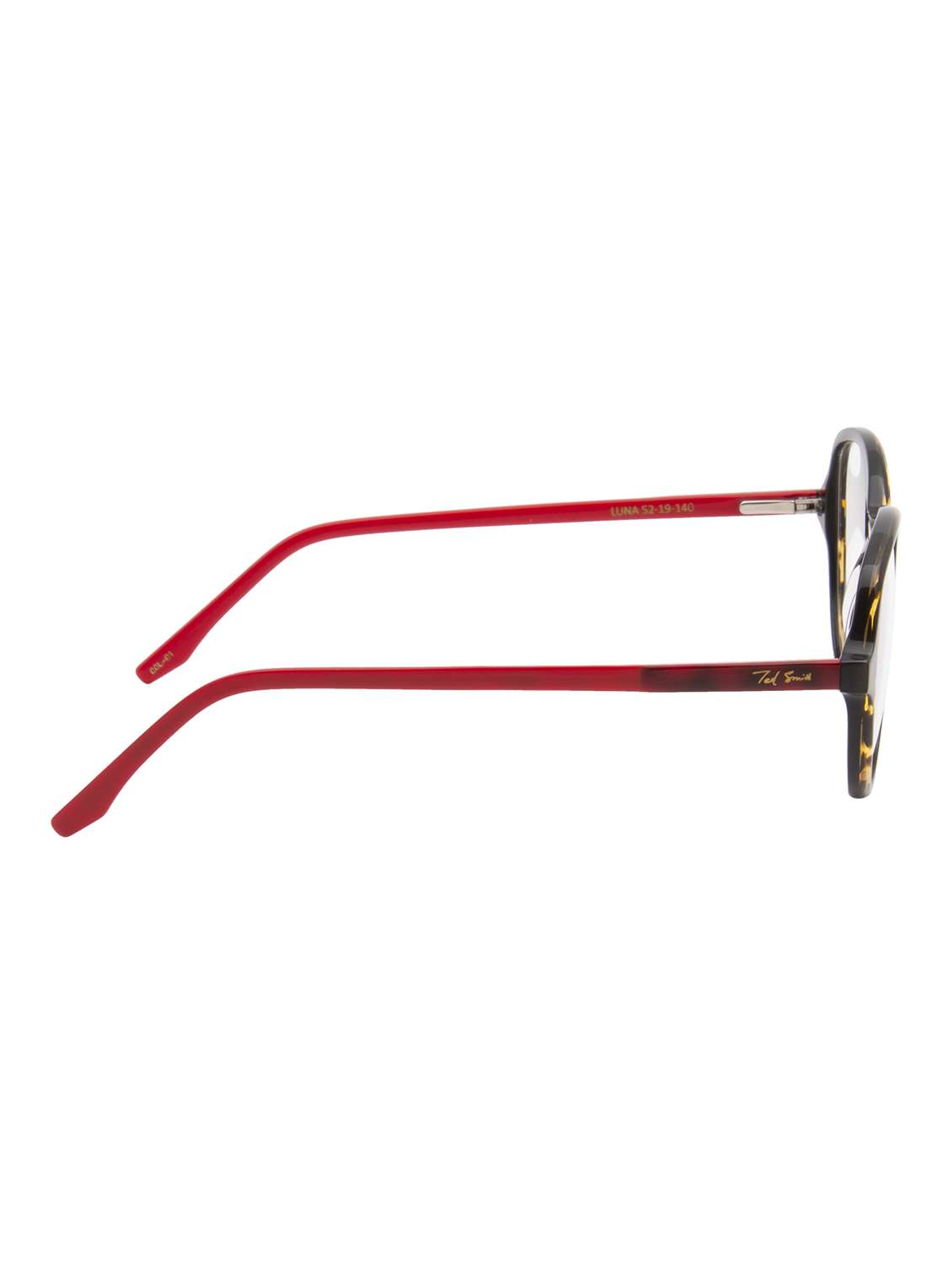 ted smith demi brown round  premium italian acetate frames for women - 22017506 -  Standard Image - 4