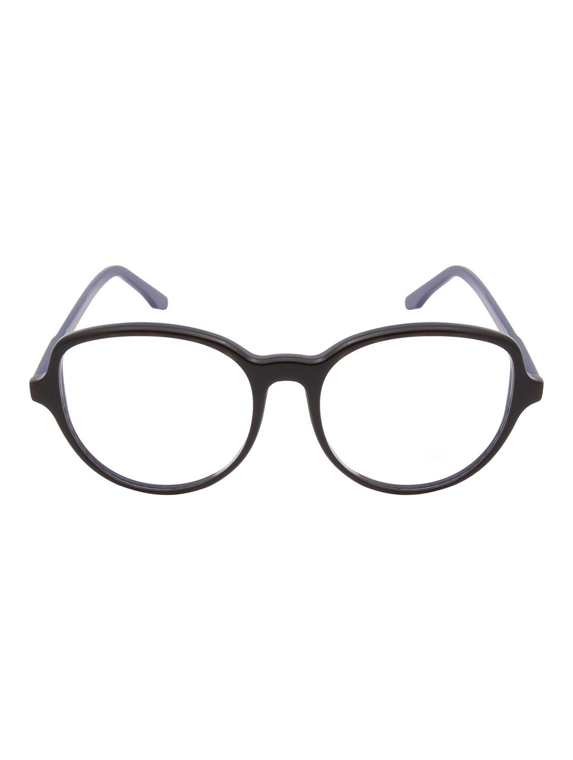 ted smith demi brown inside blue round premium italian acetate frames for women - 22017508 - Standard Image - 1