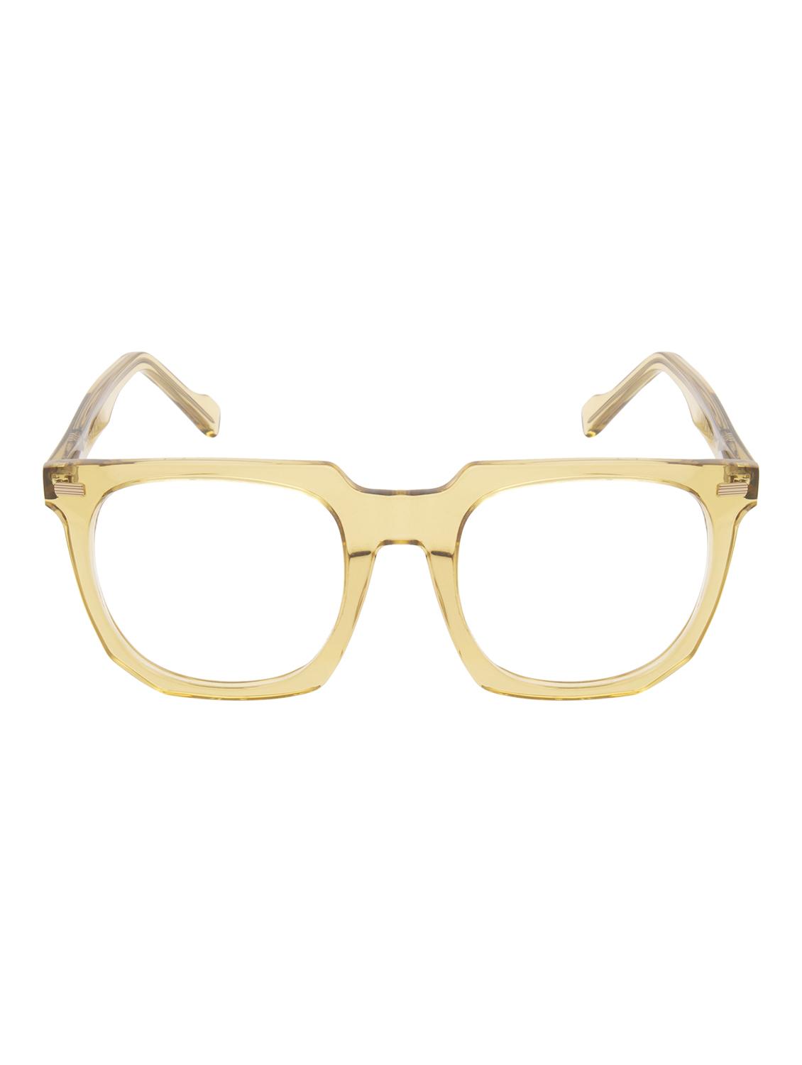 ted smith yellow square premium italian acetate frames for unisex - 22017679 - Standard Image - 1