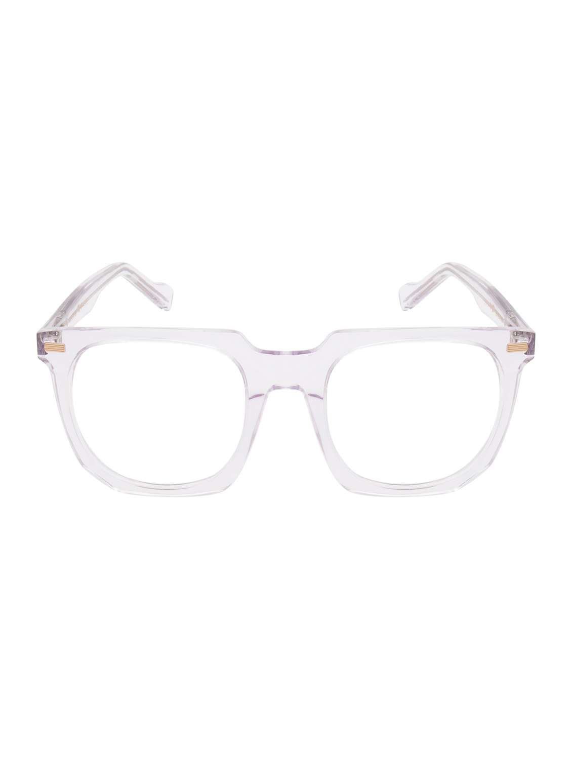 ted smith transparent square premium italian acetate frames for unisex - 22017681 -  Standard Image - 1