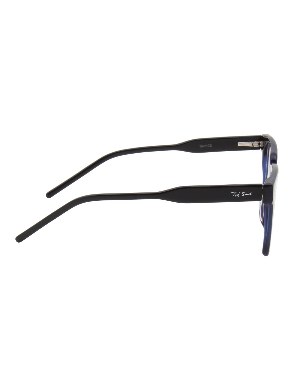 ted smith blue square premium italian acetate frames for unisex - 22017690 - Standard Image - 4
