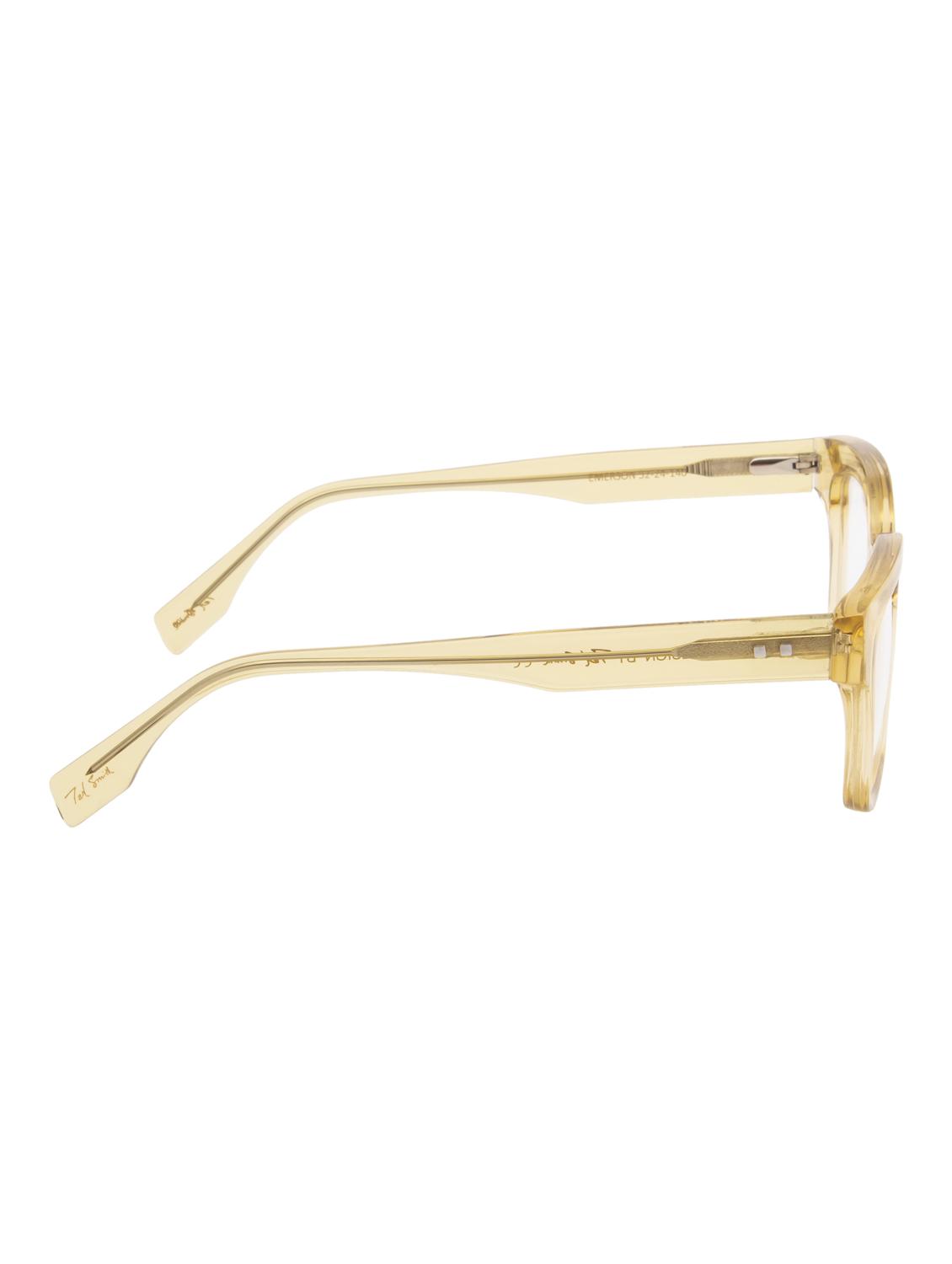 ted smith yellow oval premium italian acetate frame - 22017697 - Standard Image - 4