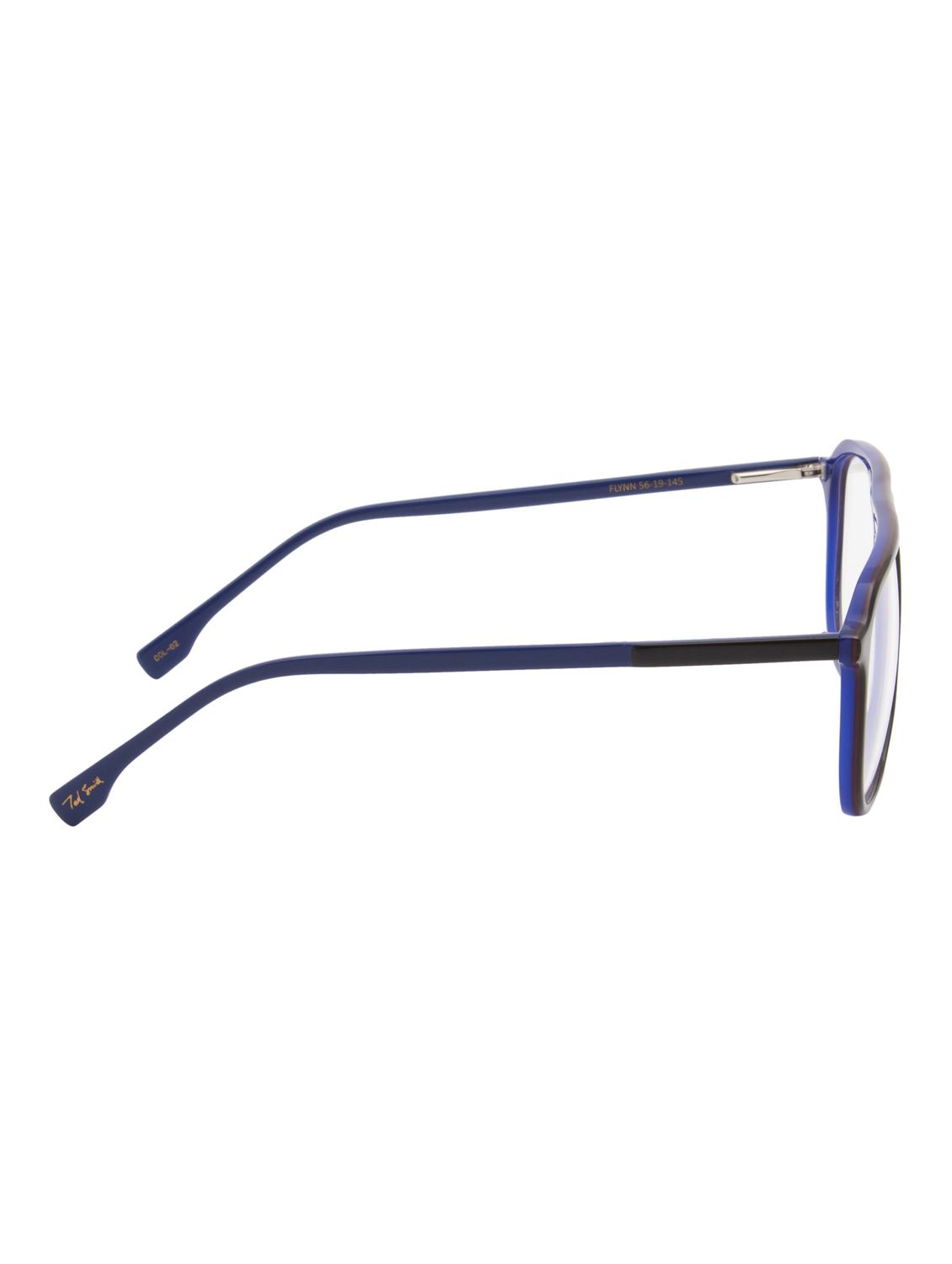 ted smith black inside blue aviator premium italian acetate frame - 22017701 - Standard Image - 4