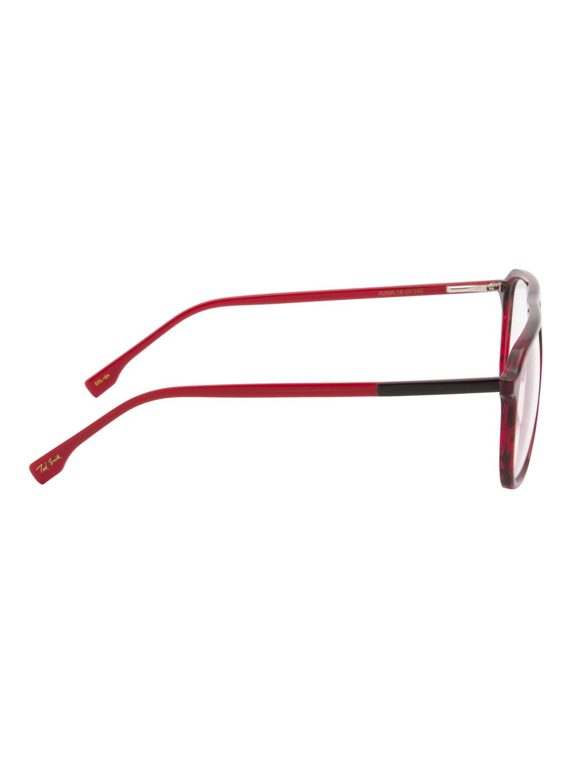 ted smith demi red aviator premium italian acetate frame - 22017703 - Standard Image - 4