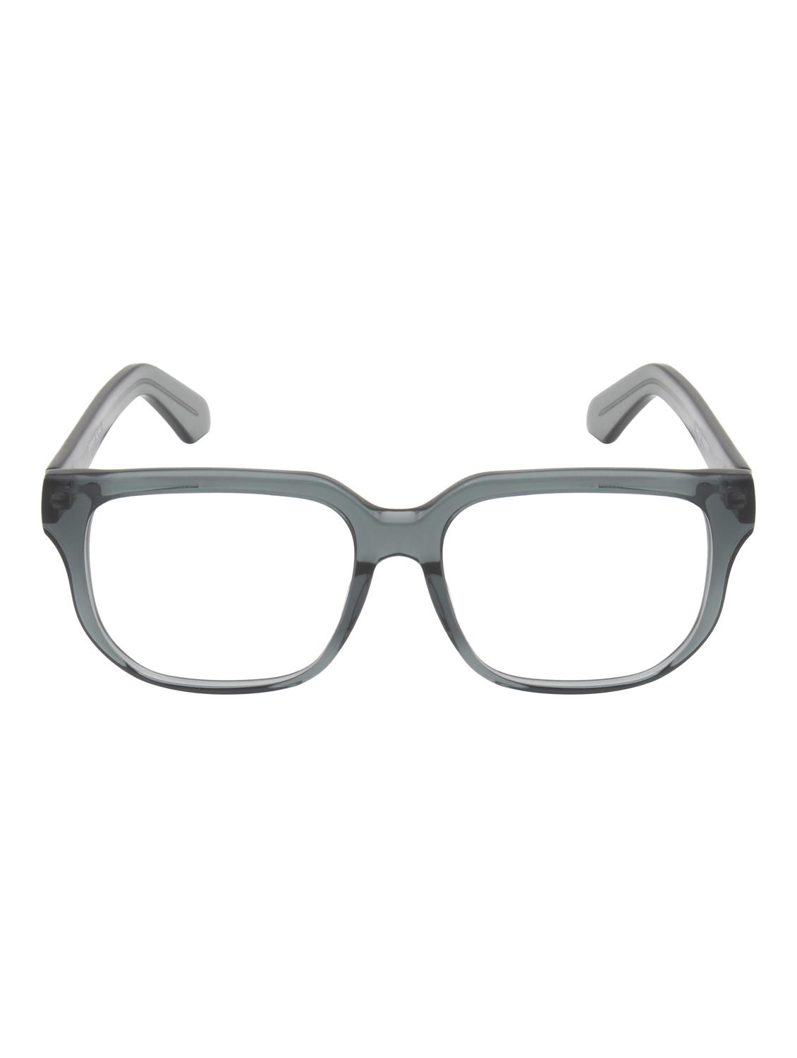 ted smith transparent green rectangle premium italian acetate frame - 22017707 -  Standard Image - 1