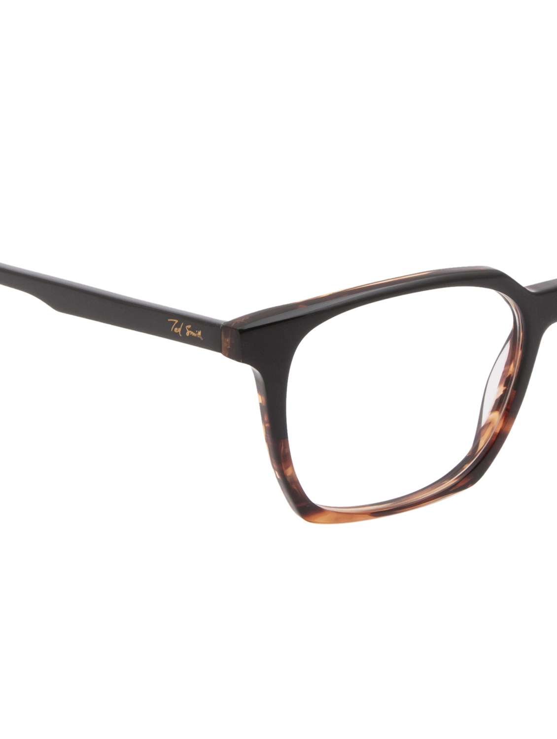 ted smith demi brown square premium italian acetate frames for unisex - 22017763 -  Standard Image - 4