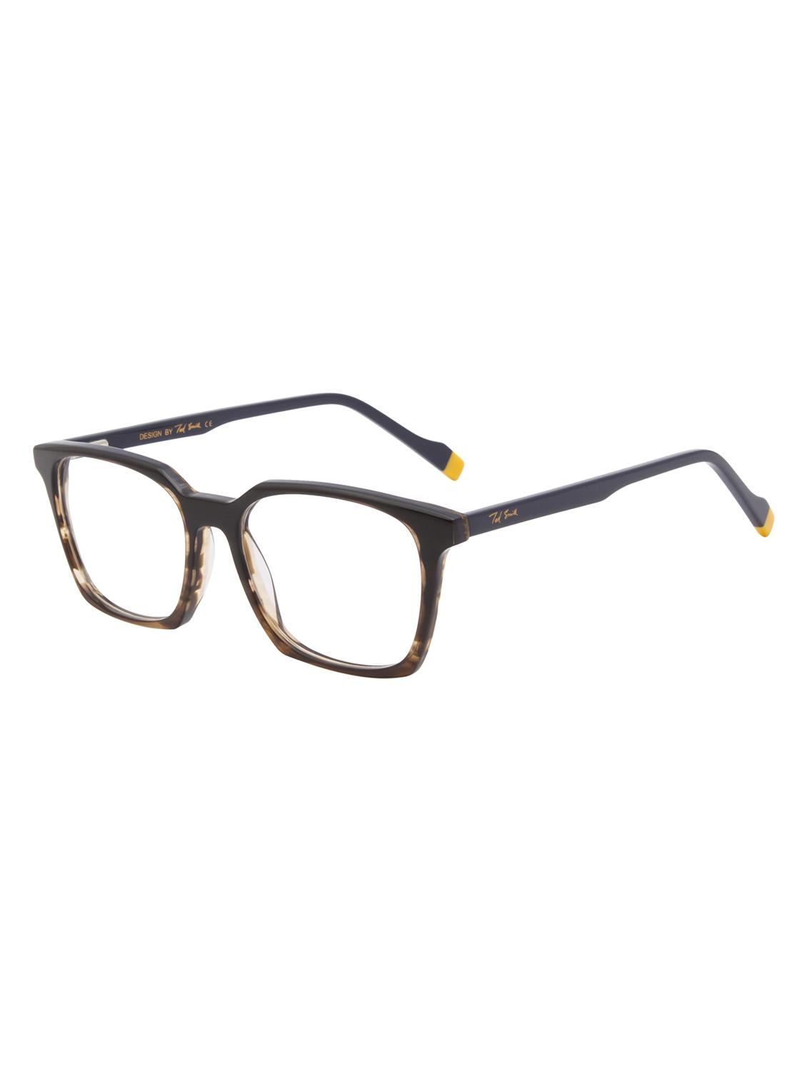ted smith demi brown square premium italian acetate frames for unisex - 22017765 - Standard Image - 1