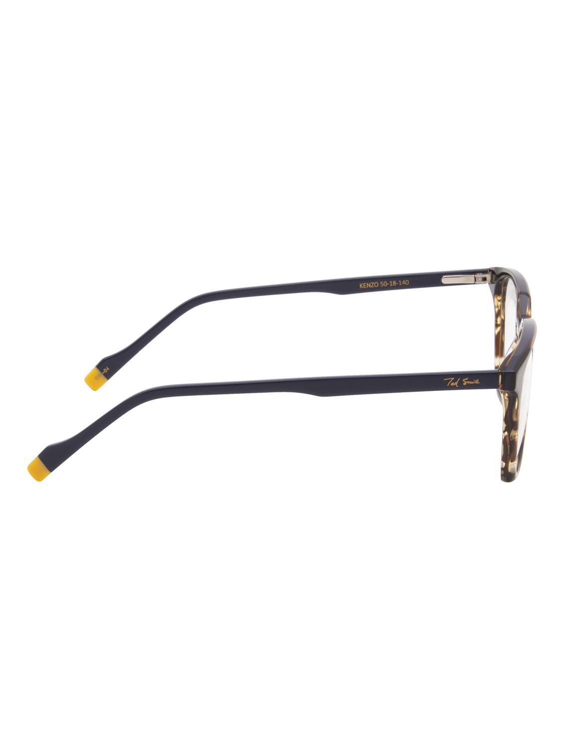 ted smith demi brown square premium italian acetate frames for unisex - 22017765 - Standard Image - 4