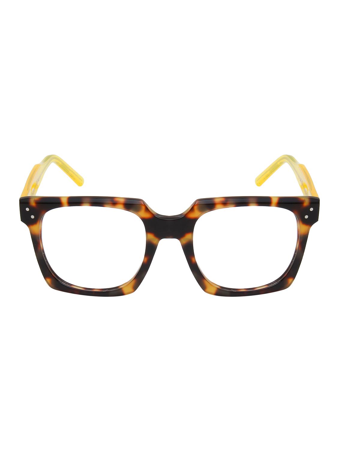 ted smith demi brown square premium italian acetate frames for unisex - 22017769 -  Standard Image - 1
