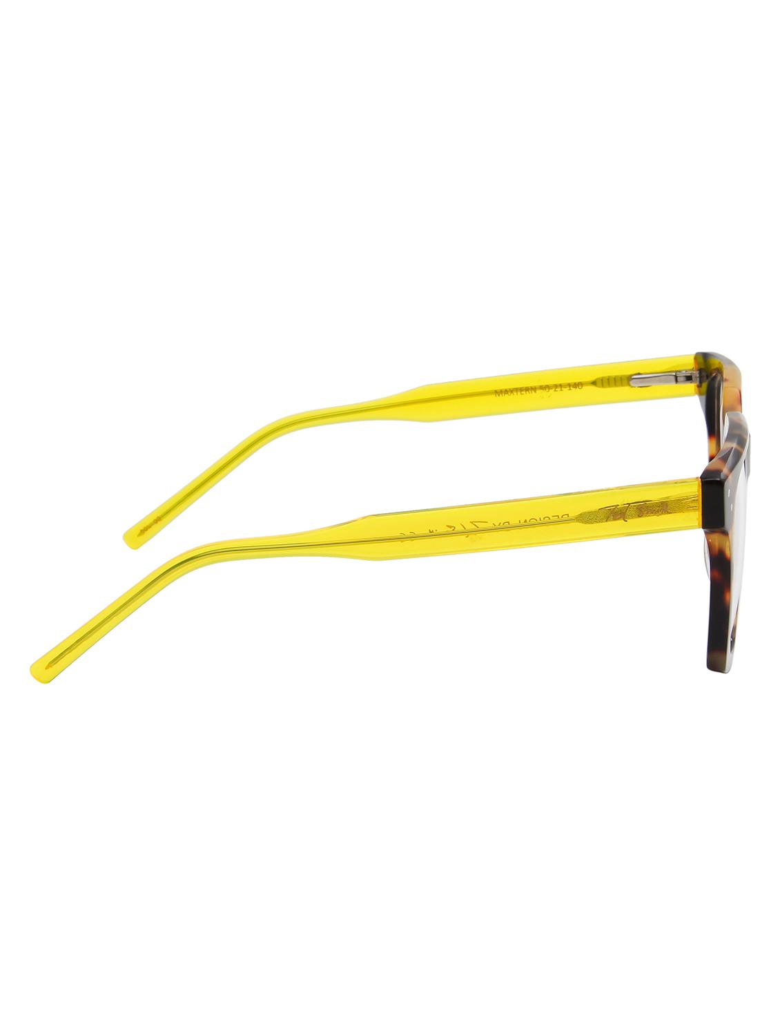 ted smith demi brown square premium italian acetate frames for unisex - 22017769 - Standard Image - 4