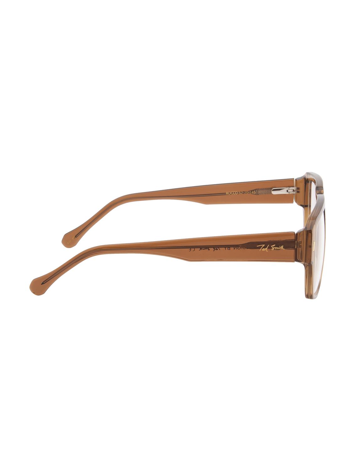 ted smith brown aviator premium italian acetate frames for unisex - 22017776 - Standard Image - 4