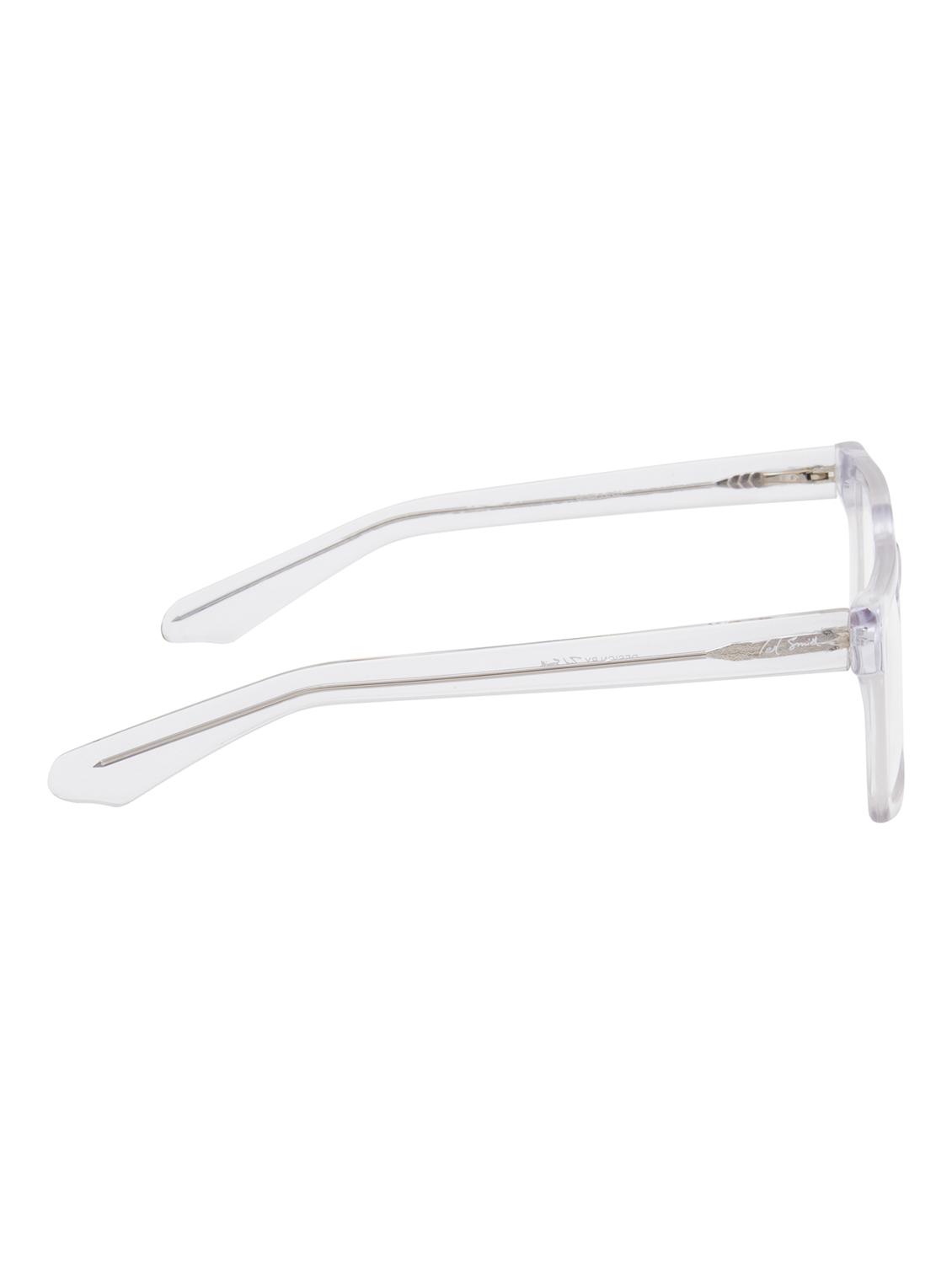 ted smith transparent rectangle premium italian acetate frames for unisex - 22017779 - Standard Image - 4