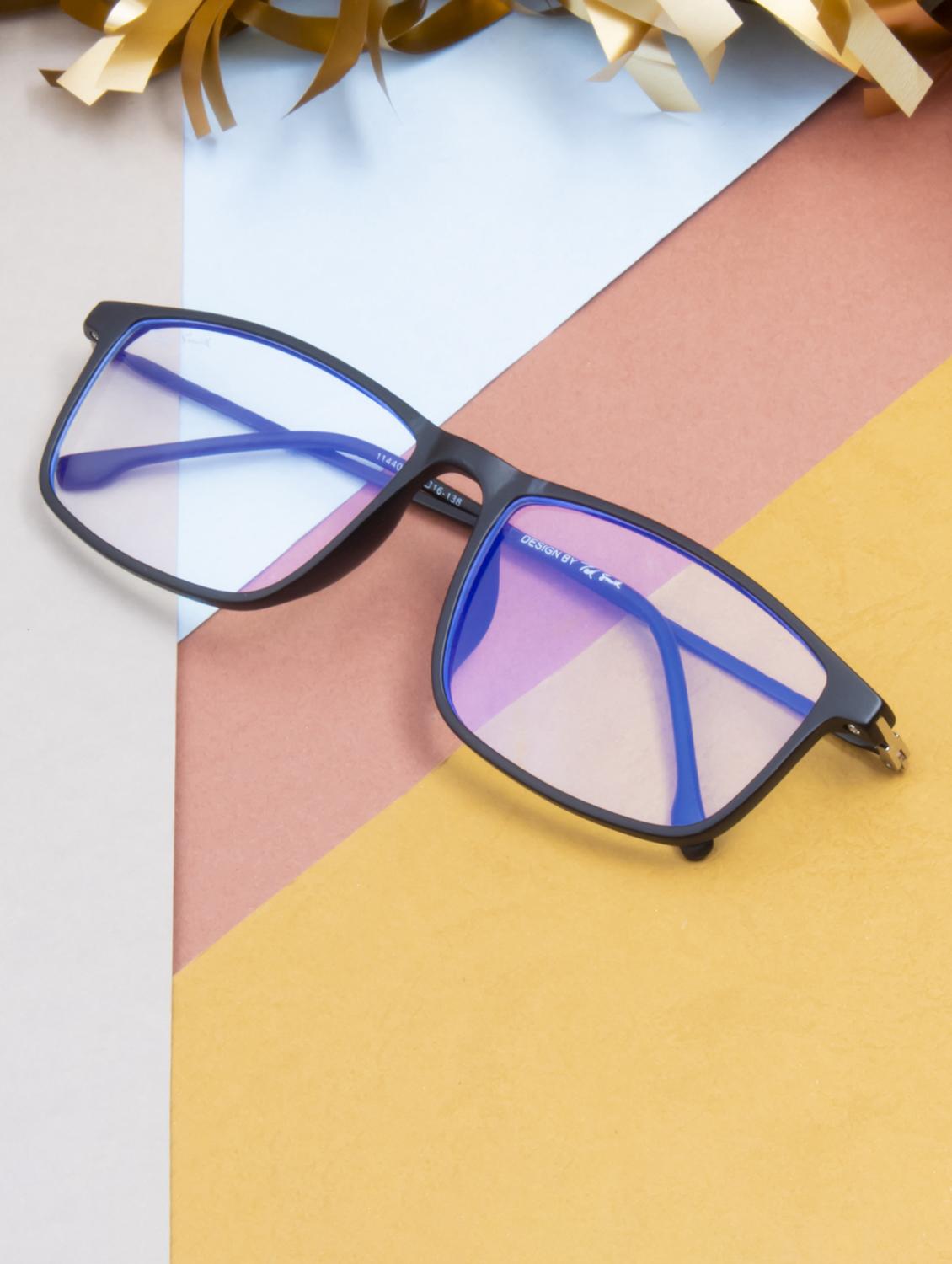 ted smith rectangle spectacles frames for men & women - 22017787 - Zoom Image - 0