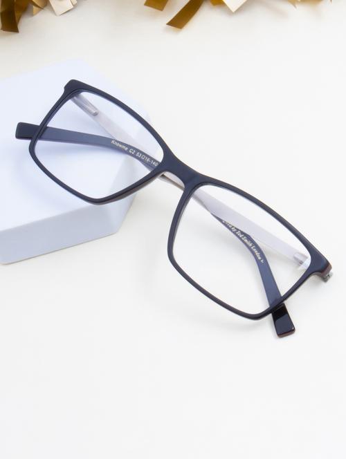 ted smith rectangle spectacles frames for men & women - 22017837 -  Standard Image - 0