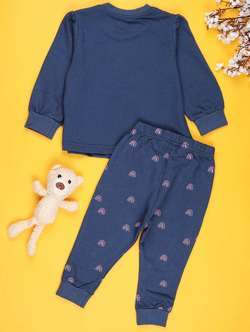 boys printed full length co-ord set - 22017965 -  Standard Image - 1