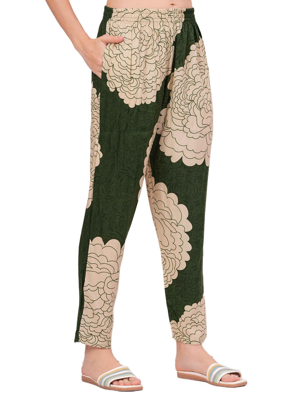 women printed short sleeve nightwear pyjama set - 22018214 - Standard Image - 4