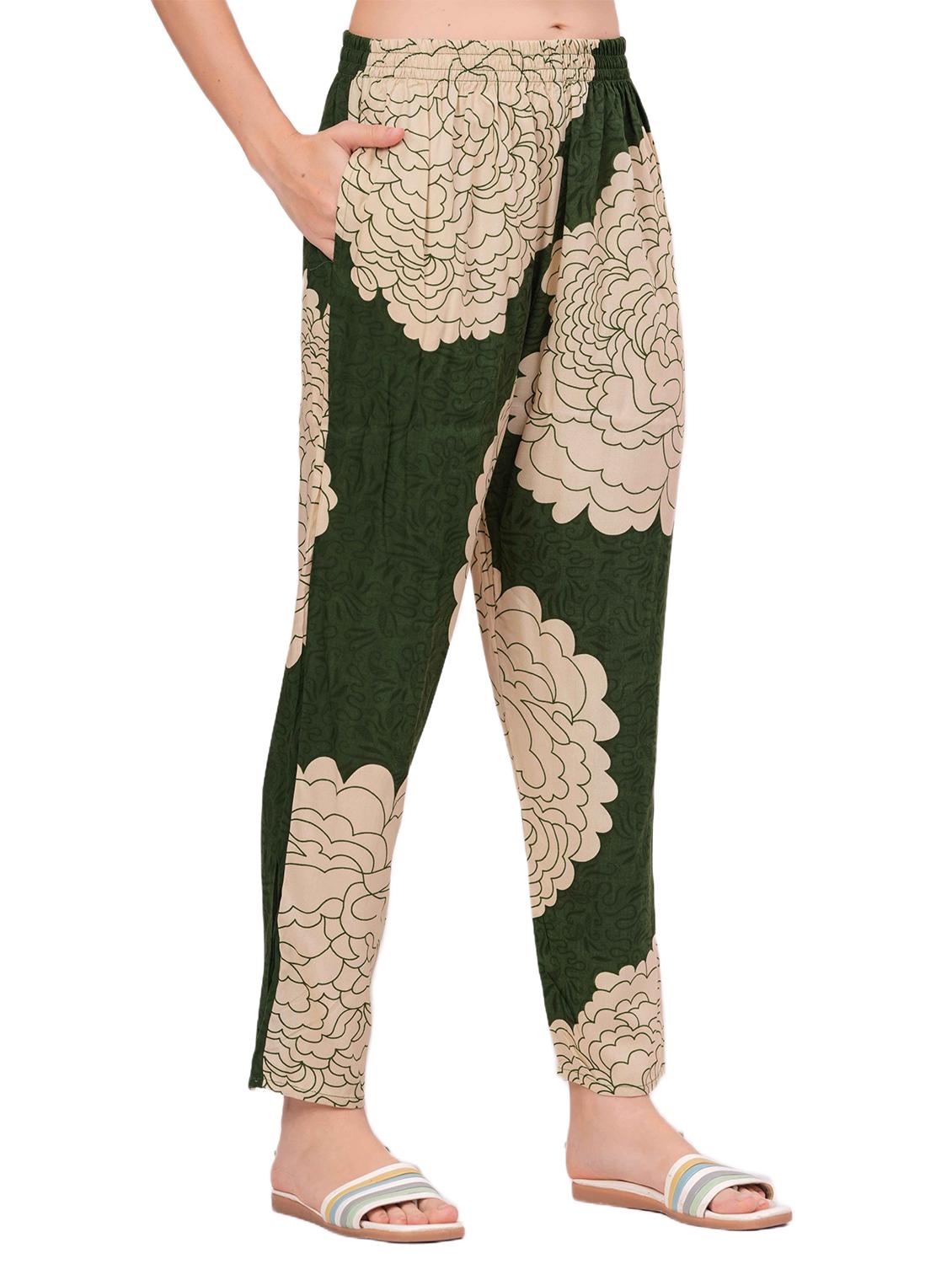 women printed short sleeve nightwear pyjama set - 22018218 - Standard Image - 4