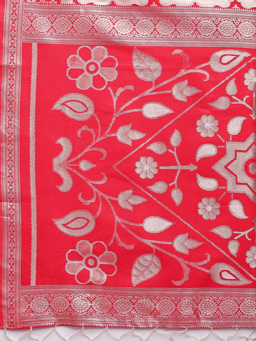 women self design bordered saree with blouse - 22018350 - Standard Image - 6