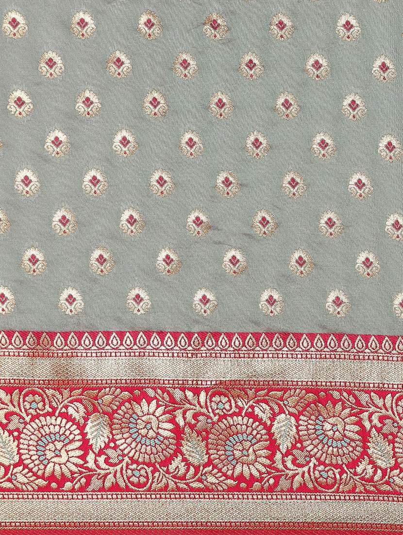 women self design banarasi saree with blouse - 22018546 - Standard Image - 6