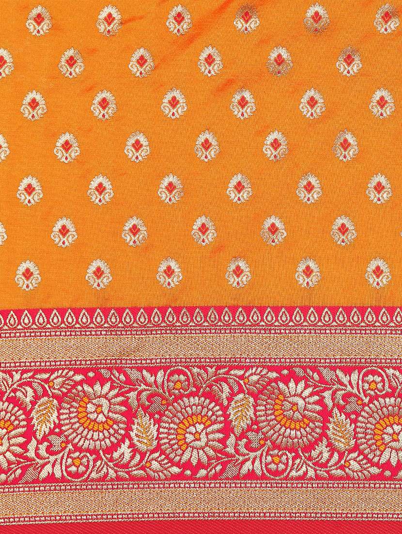 women self design banarasi saree with blouse - 22018547 - Standard Image - 6