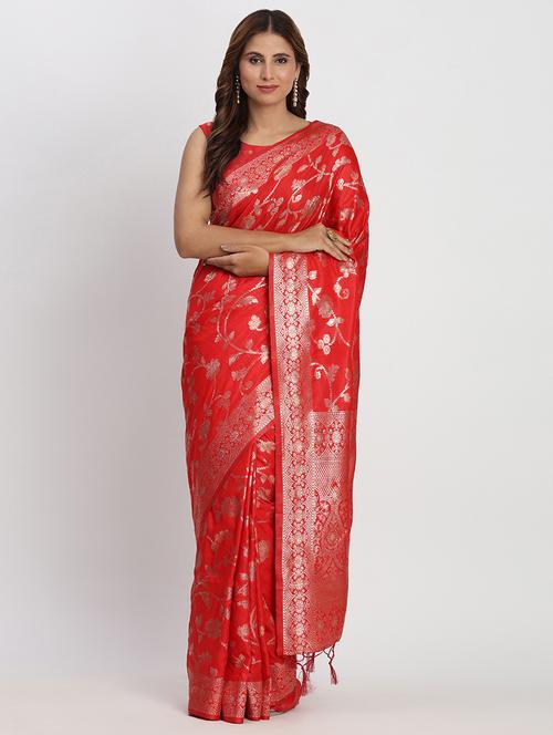 women self design banarasi saree with blouse - 22018554 -  Standard Image - 0