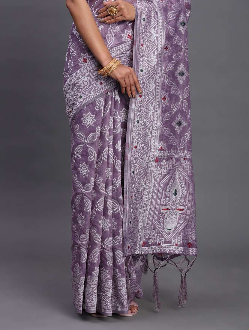 women self design bordered saree with blouse - 22018595 -  Standard Image - 4