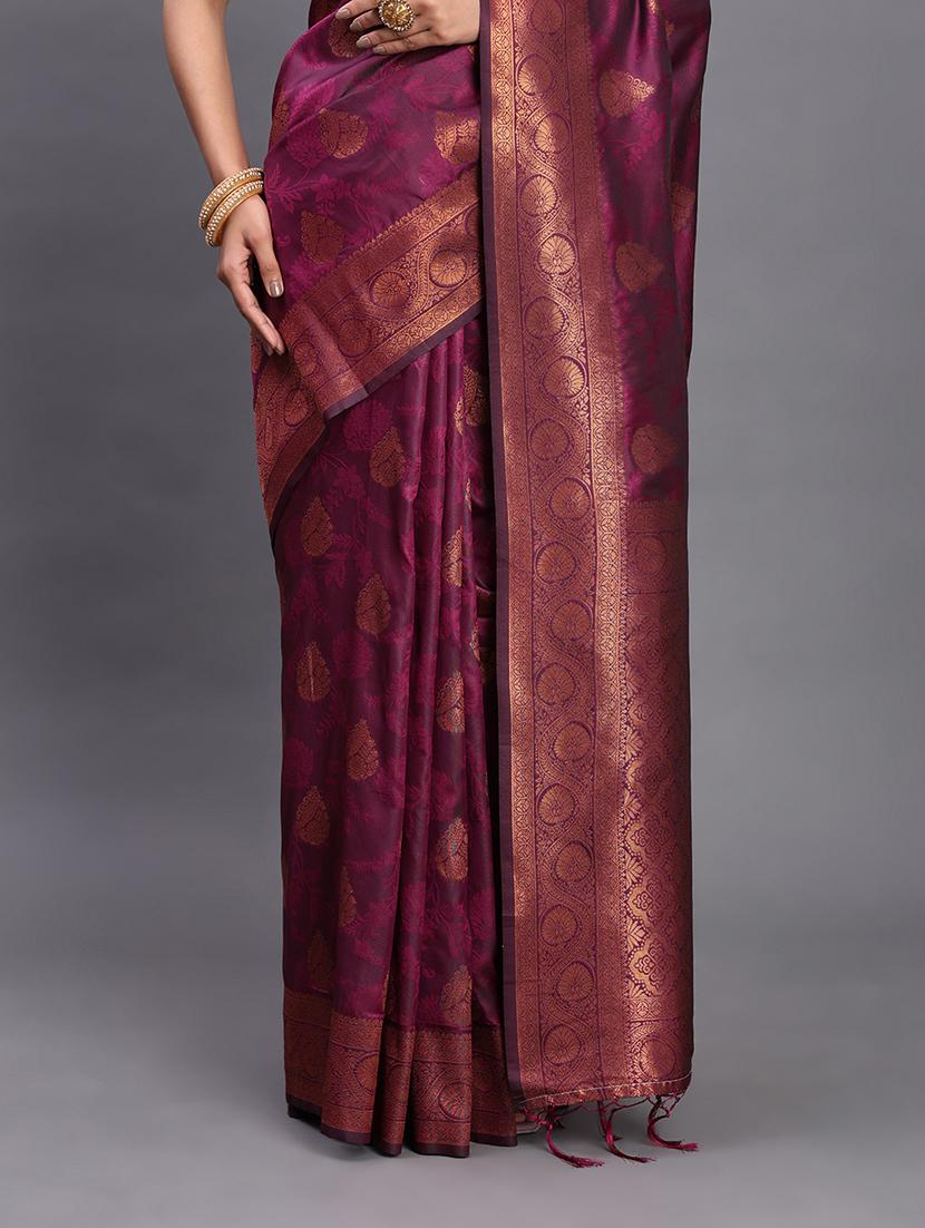 women self design banarasi saree with blouse - 22018600 - Standard Image - 6