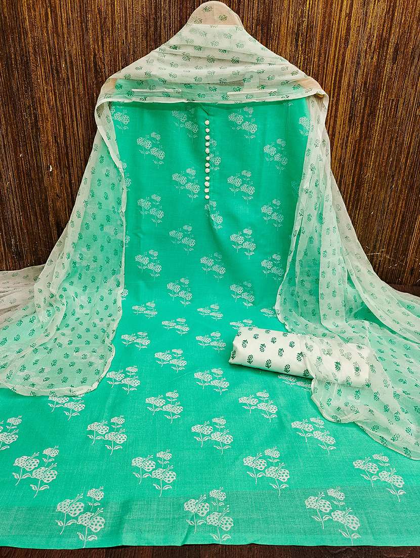 women floral printed unstitched suit set - 22018703 -  Standard Image - 1