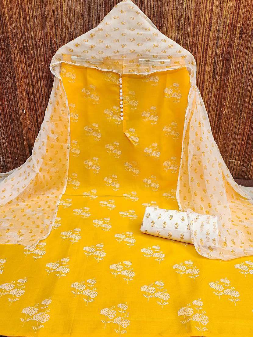 women floral printed unstitched suit set - 22018705 -  Standard Image - 1