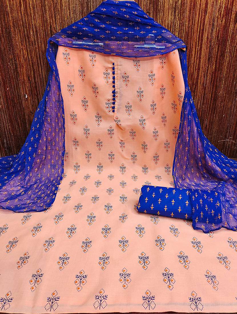 women printed unstitched suit set - 22018706 -  Standard Image - 1