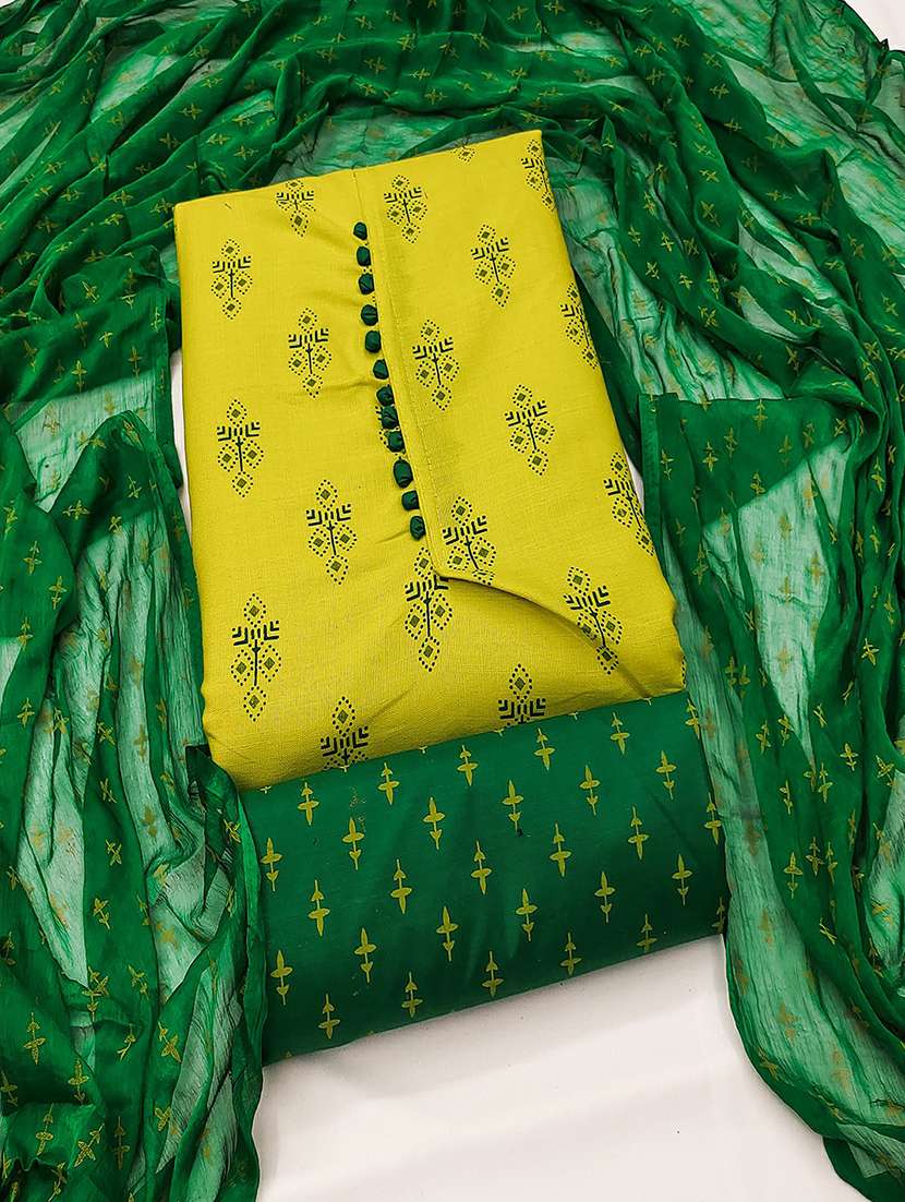 women printed unstitched suit set - 22018707 -  Standard Image - 1