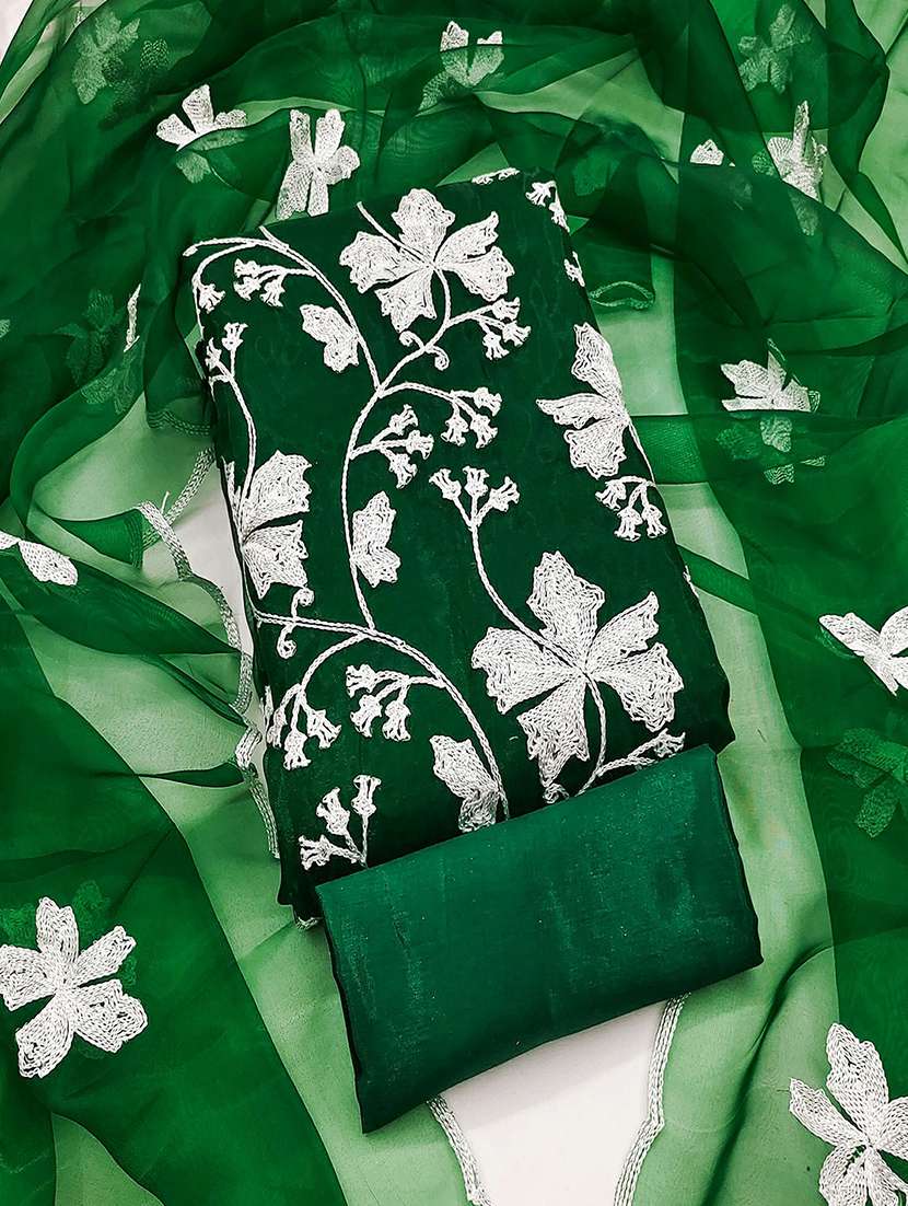 women floral embroidered unstitched suit set - 22018718 -  Standard Image - 1