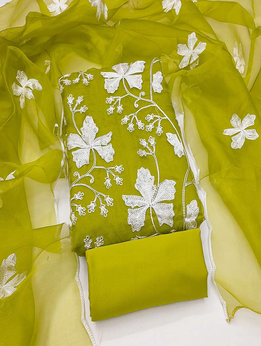 women floral embroidered unstitched suit set - 22018719 -  Standard Image - 1