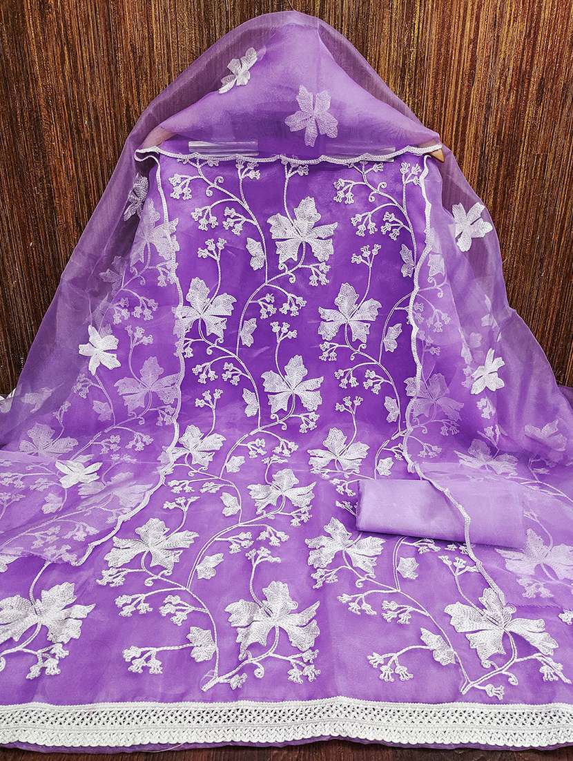 Women Floral Embroidered Unstitched Suit Set - 22018722 -  Standard Image - 1