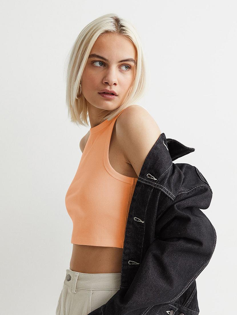 women pack of 2 solid sleeveless crop top - 22018874 -  Standard Image - 1