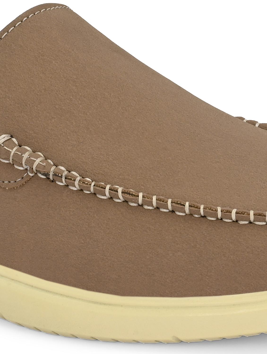 men beige slip on loafer - 22018922 - Standard Image - 4