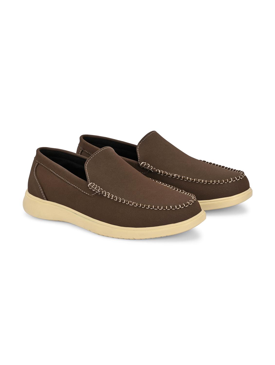 men brown slip on loafer - 22018923 - Standard Image - 1
