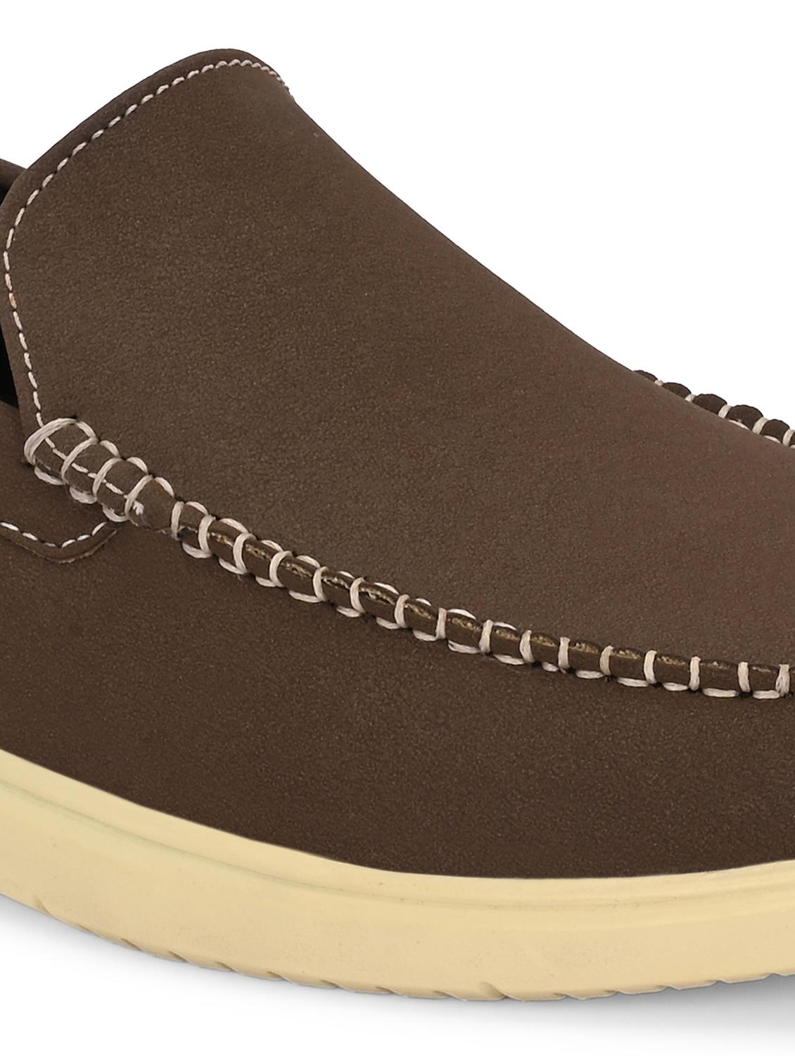 men brown slip on loafer - 22018923 - Standard Image - 4