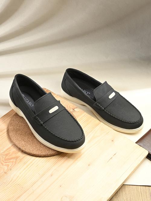 men black slip on loafer - 22018925 - Standard Image - 0
