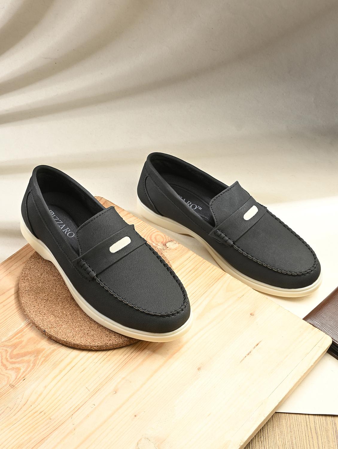 men black slip on loafer - 22018925 - Zoom Image - 0
