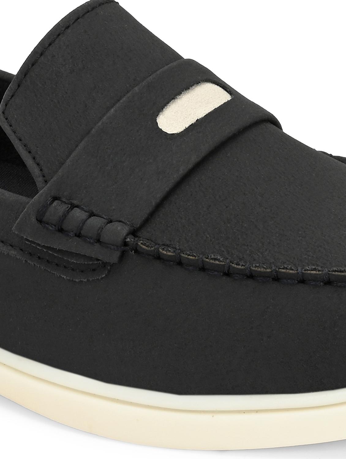 men black slip on loafer - 22018925 - Standard Image - 4