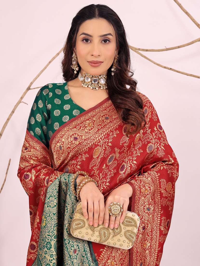 women self design banarasi saree with blouse - 22018960 - Standard Image - 1